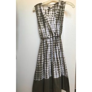 Cotton sleeveless dress, knee length